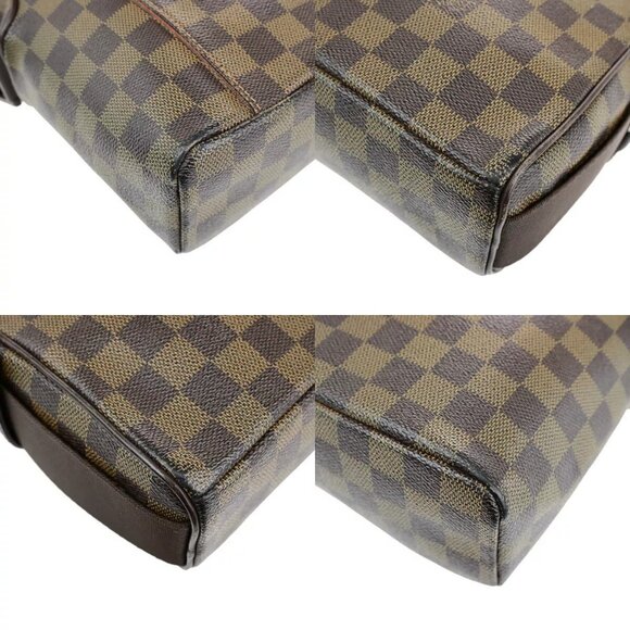 LOUIS VUITTON Olav PM Shoulder Bag Damier Ebene Leather Brown N41442 31YG510 - Picture 6 of 15